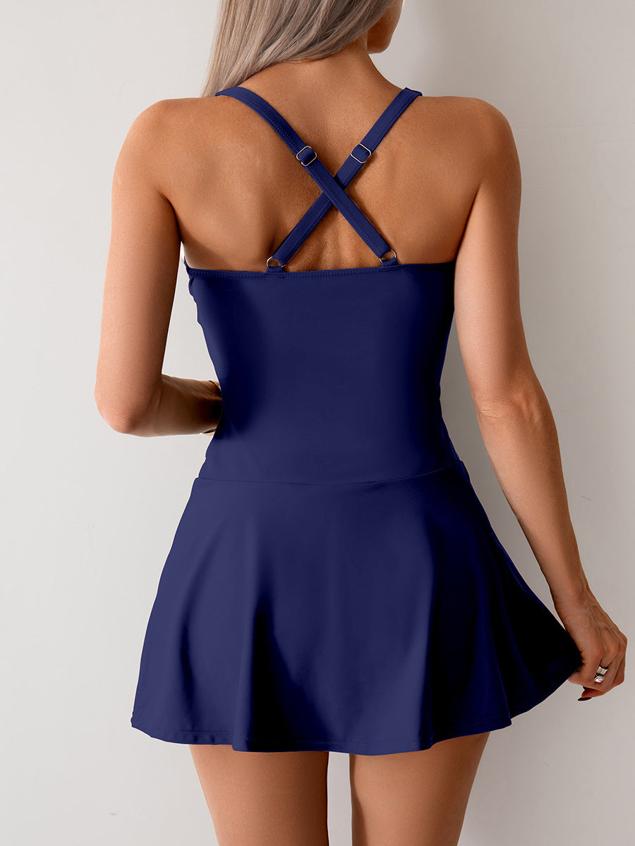 Resort Swim Dress W/ Built in Shorts