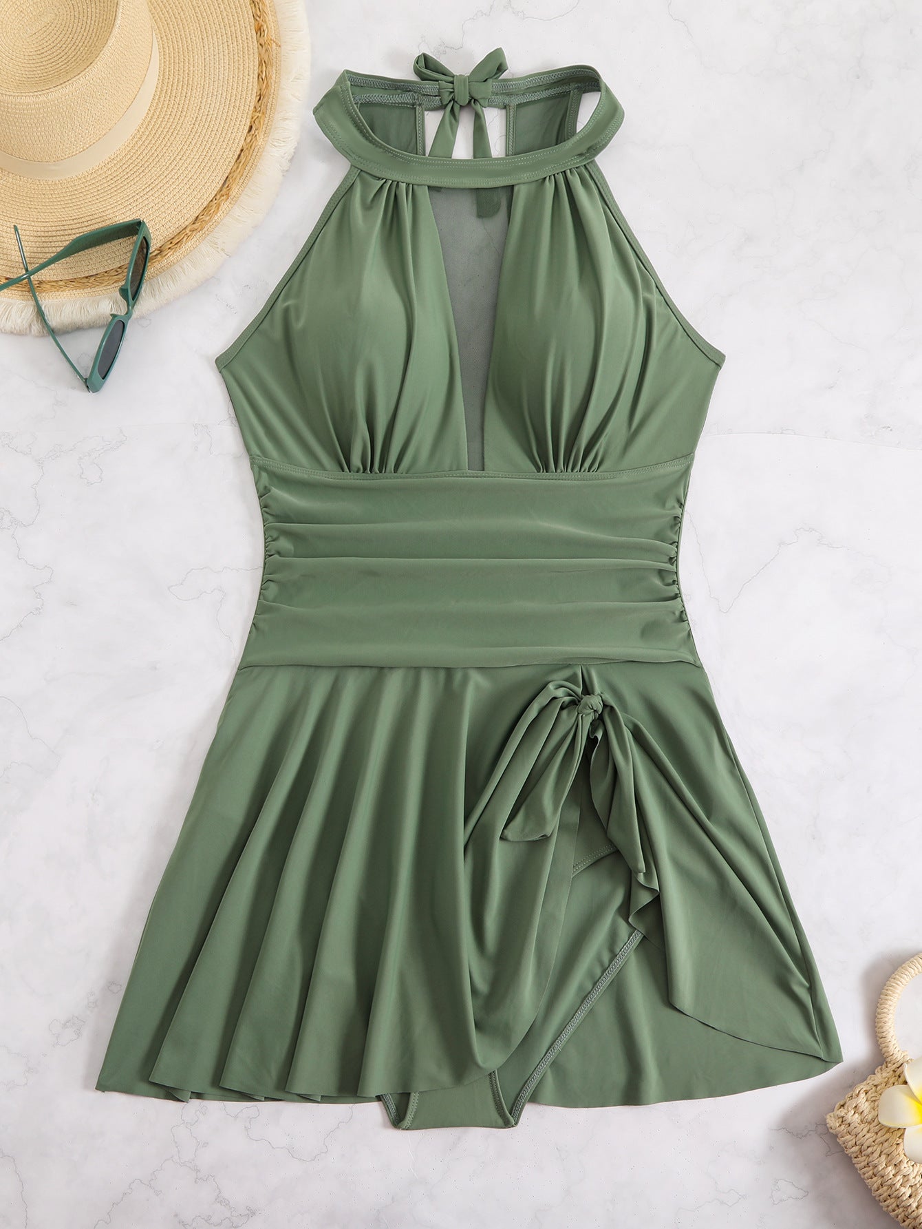 Cruise Ready Sculpting Swim Dress One Piece