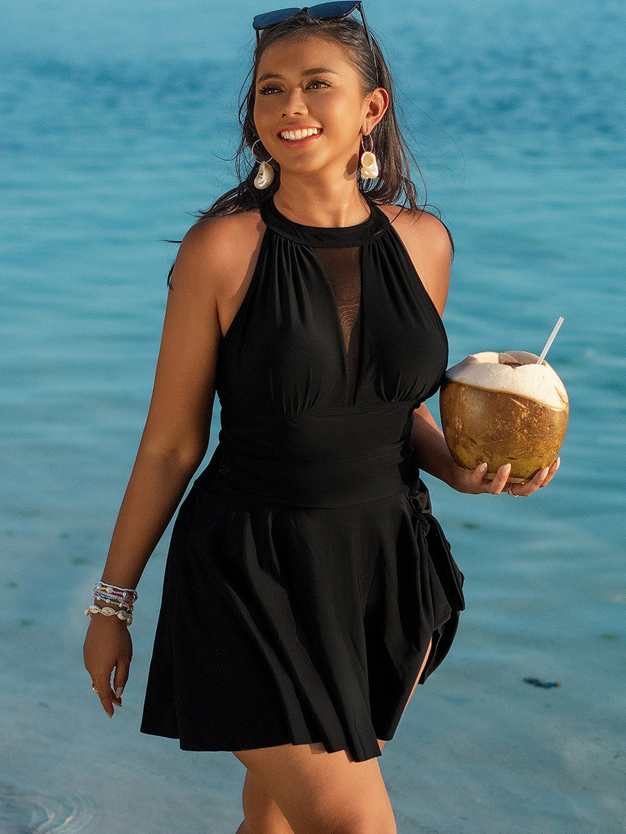 Cruise Ready Sculpting Swim Dress One Piece
