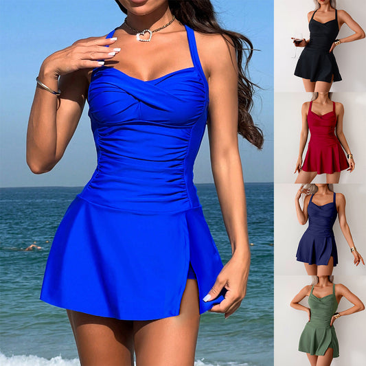 Resort Swim Dress W/ Built in Shorts