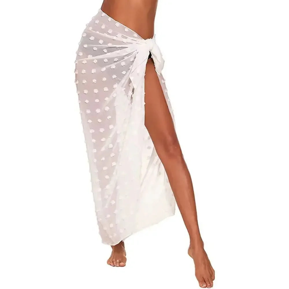 Cruise Ready Sheer Sarong Swim Cover-Up