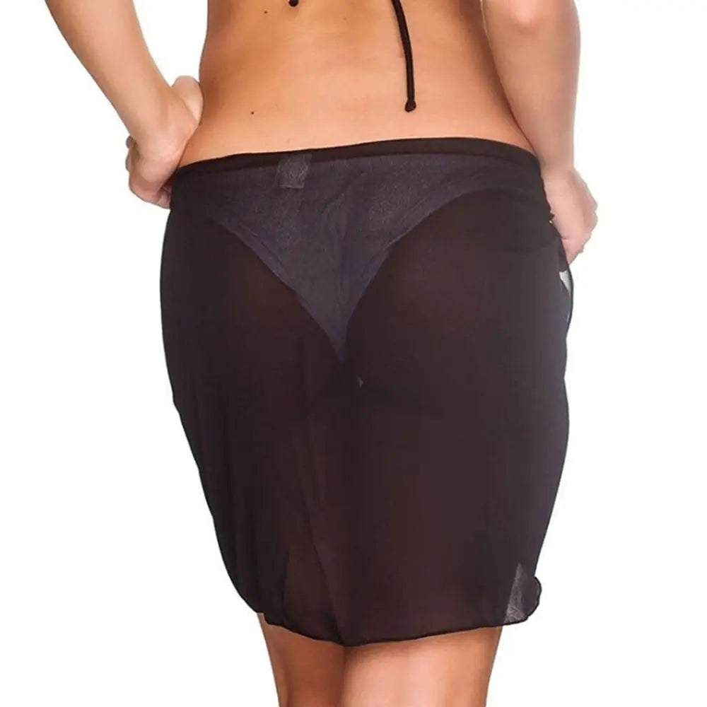 Cruise Ready Sheer Sarong Swim Cover-Up