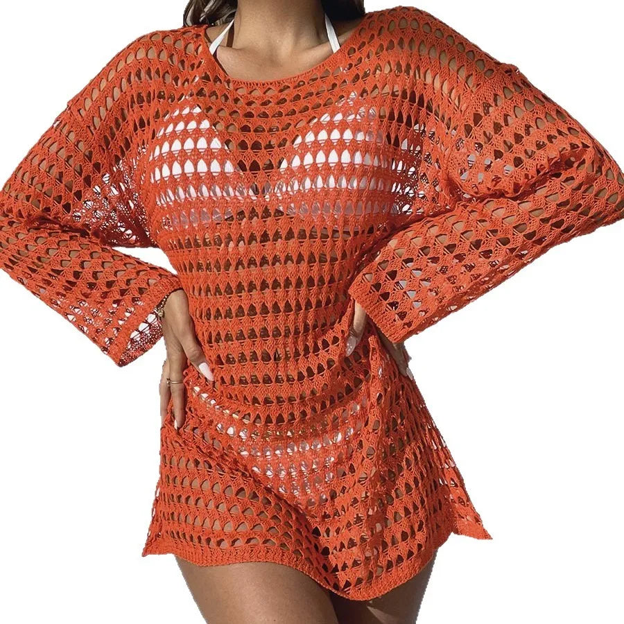 The Seaside Crochet Cover-Up Dress