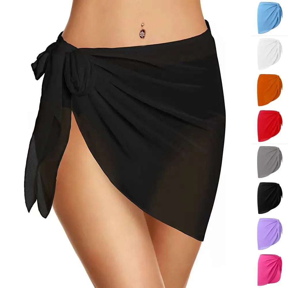 Cruise Ready Sheer Sarong Swim Cover-Up