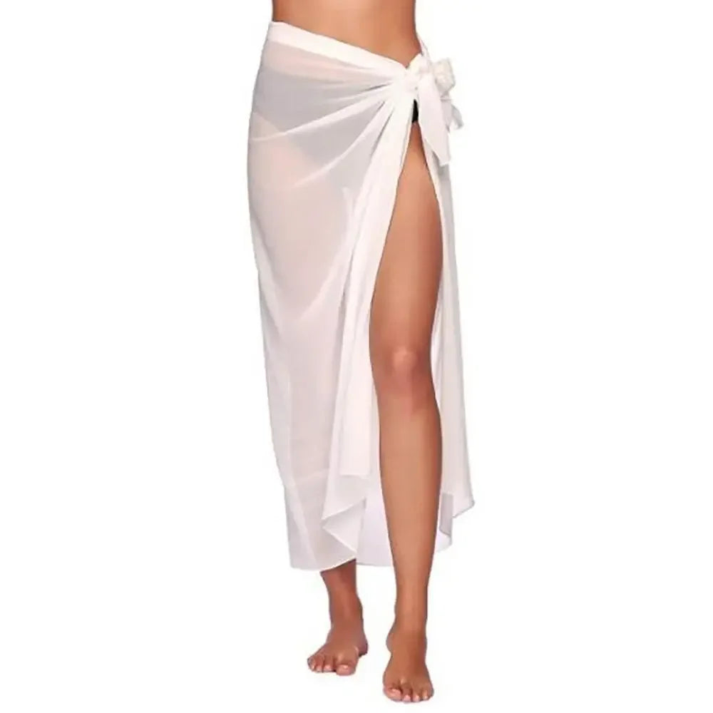 Cruise Ready Sheer Sarong Swim Cover-Up
