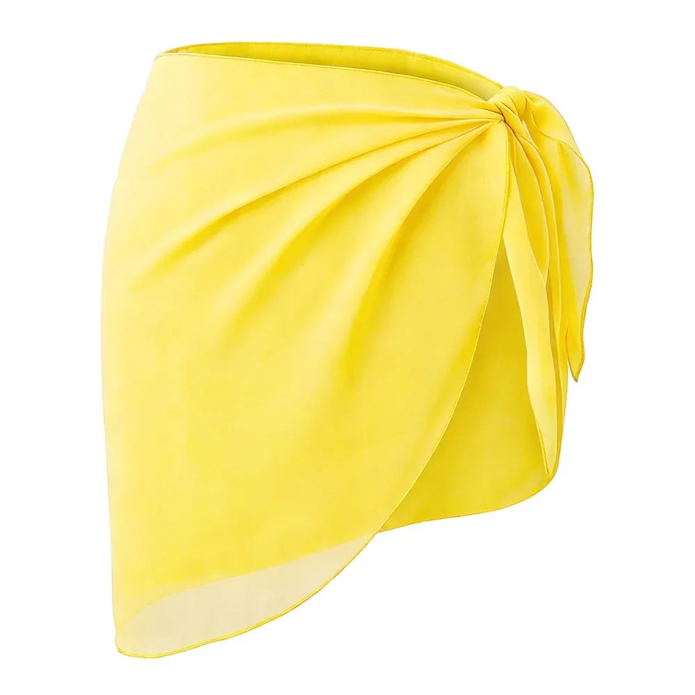 Cruise Ready Sheer Sarong Swim Cover-Up
