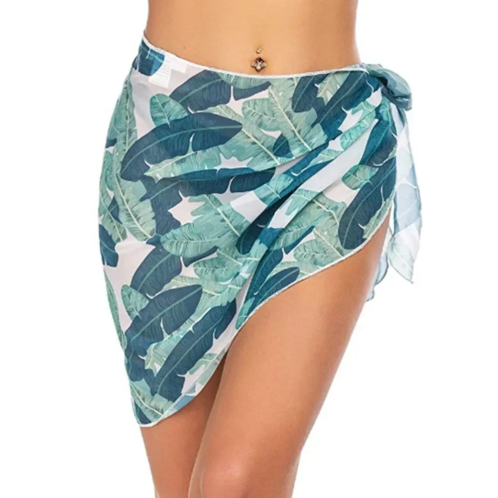 Cruise Ready Sheer Sarong Swim Cover-Up