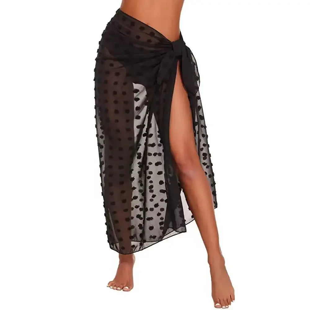 Cruise Ready Sheer Sarong Swim Cover-Up