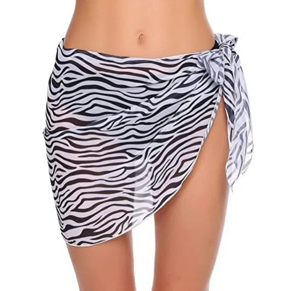 Cruise Ready Sheer Sarong Swim Cover-Up