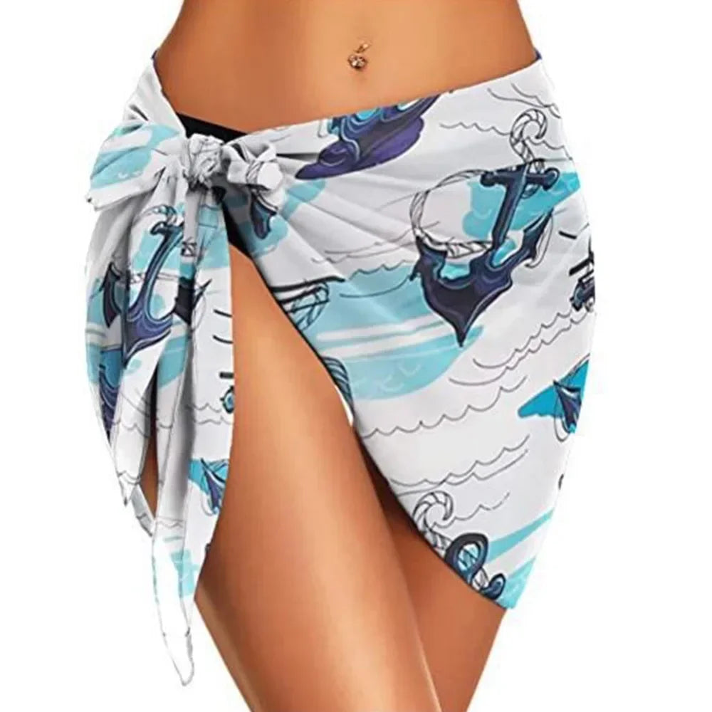 Cruise Ready Sheer Sarong Swim Cover-Up