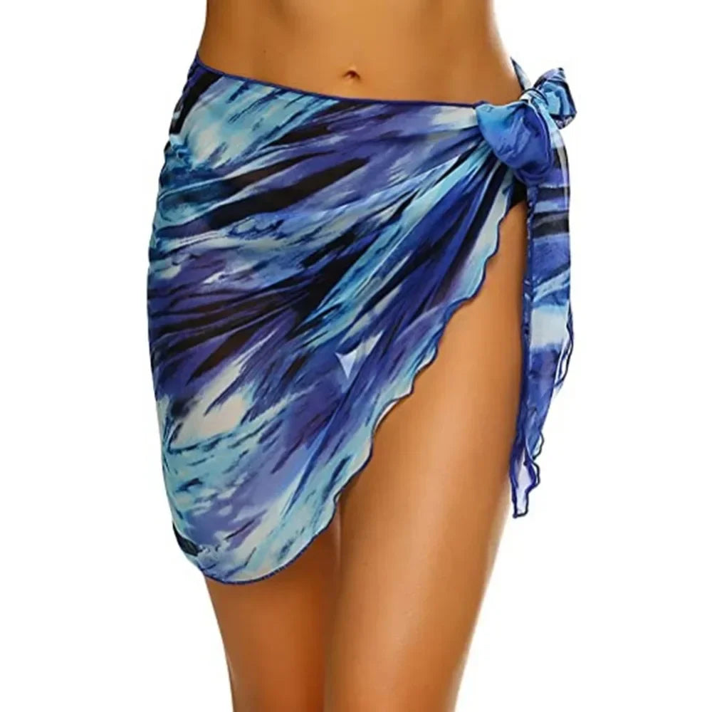 Cruise Ready Sheer Sarong Swim Cover-Up