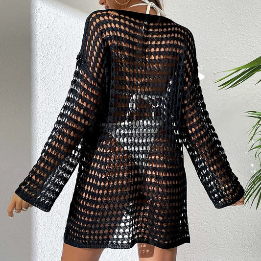 The Seaside Crochet Cover-Up Dress