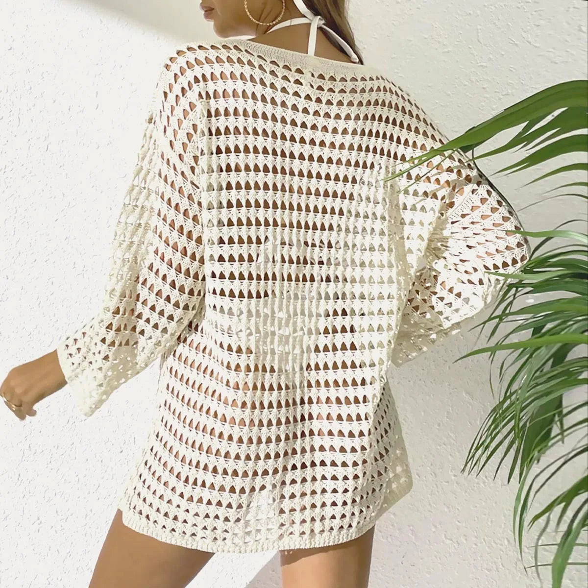 The Seaside Crochet Cover-Up Dress