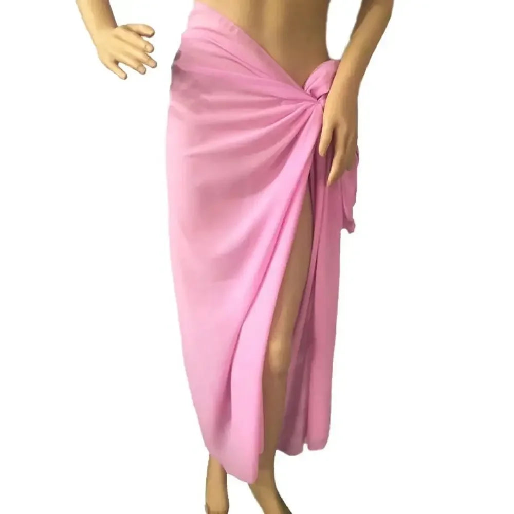 Cruise Ready Sheer Sarong Swim Cover-Up