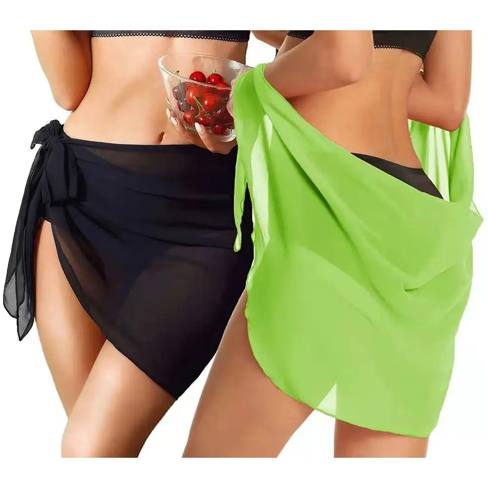 Cruise Ready Sheer Sarong Swim Cover-Up